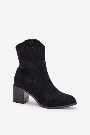  Botas de salto alto modelo 209417 Pise com estilo