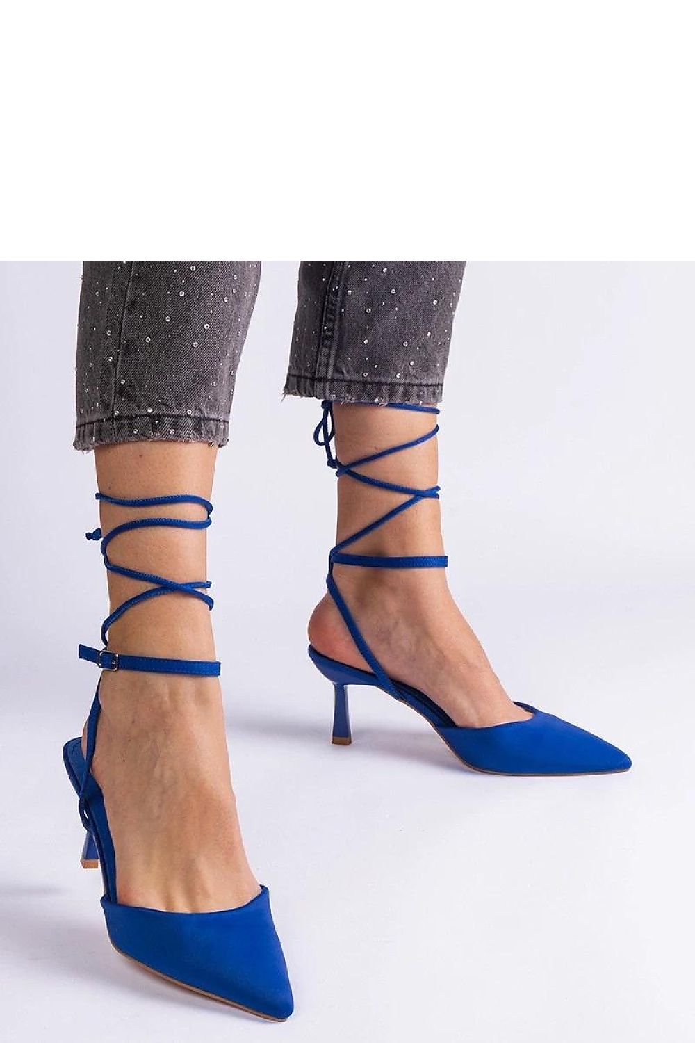  Sapatos de salto alto com alças modelo 211861 PRIMO
