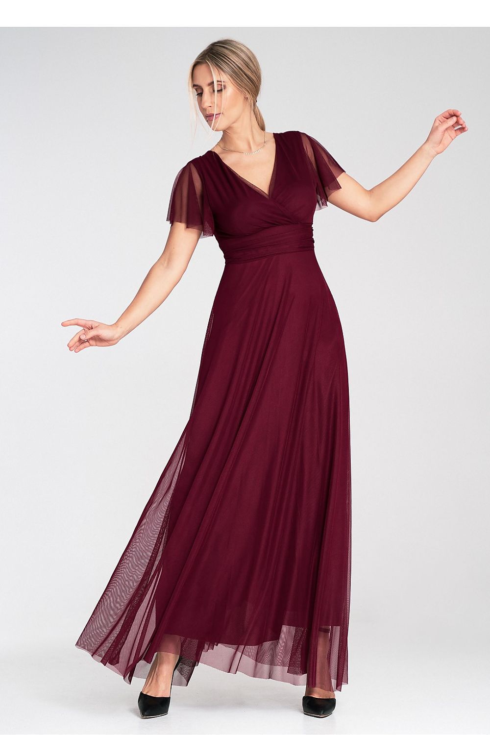  Vestido comprido modelo 214881 Figl