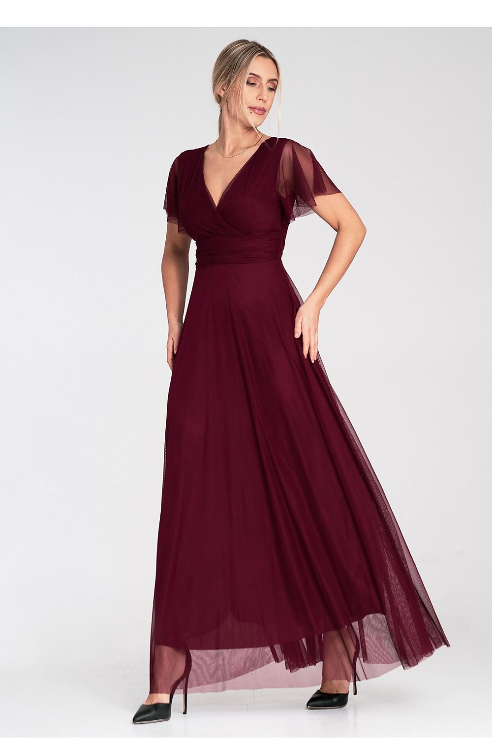  Vestido comprido modelo 214881 Figl