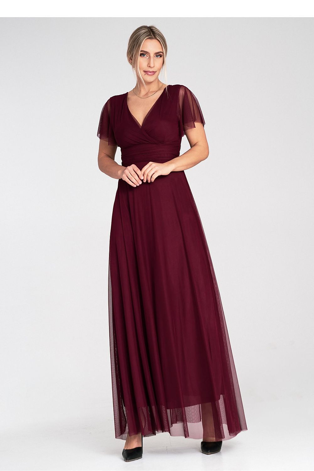  Vestido comprido modelo 214881 Figl