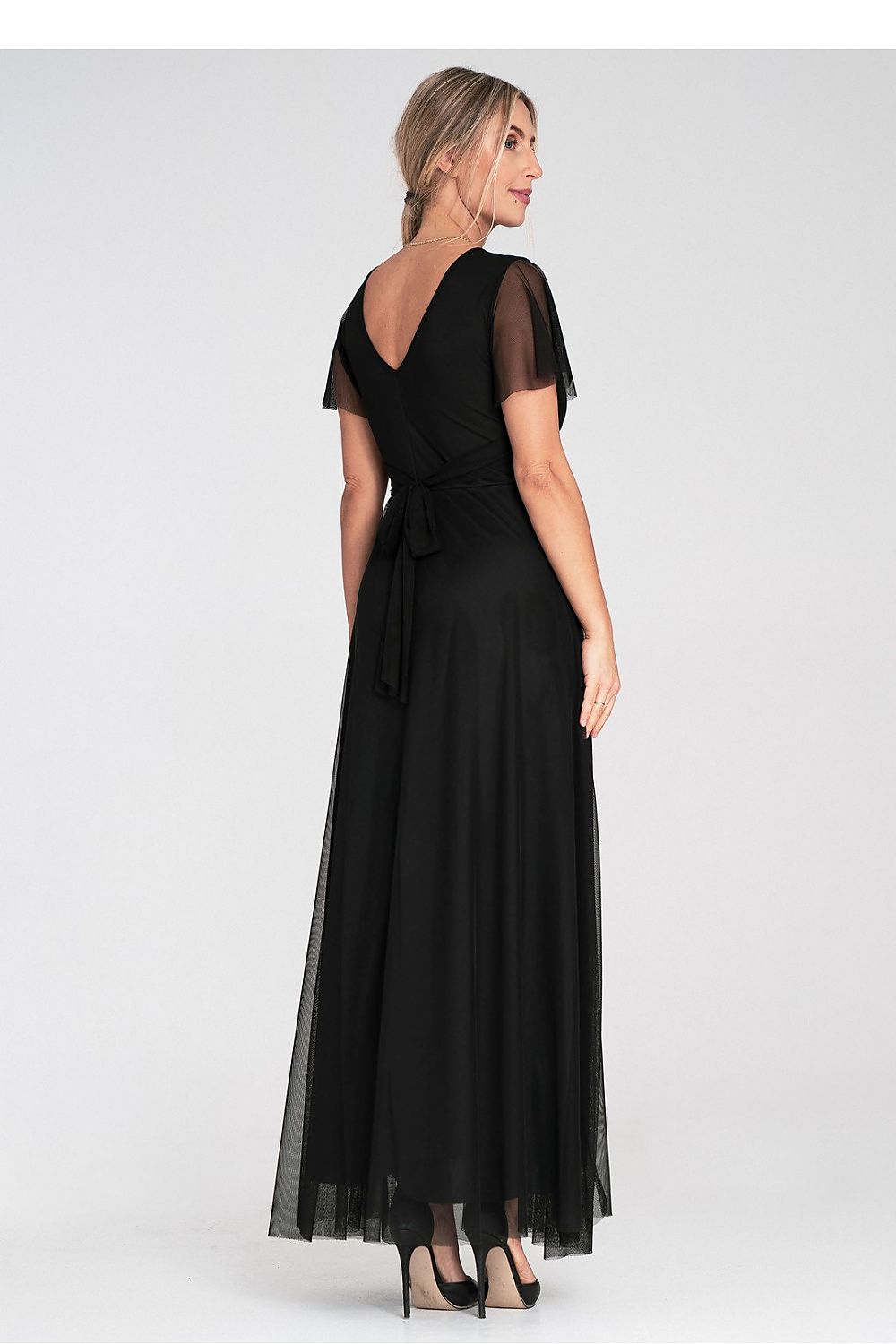  Vestido comprido modelo 214886 Figl