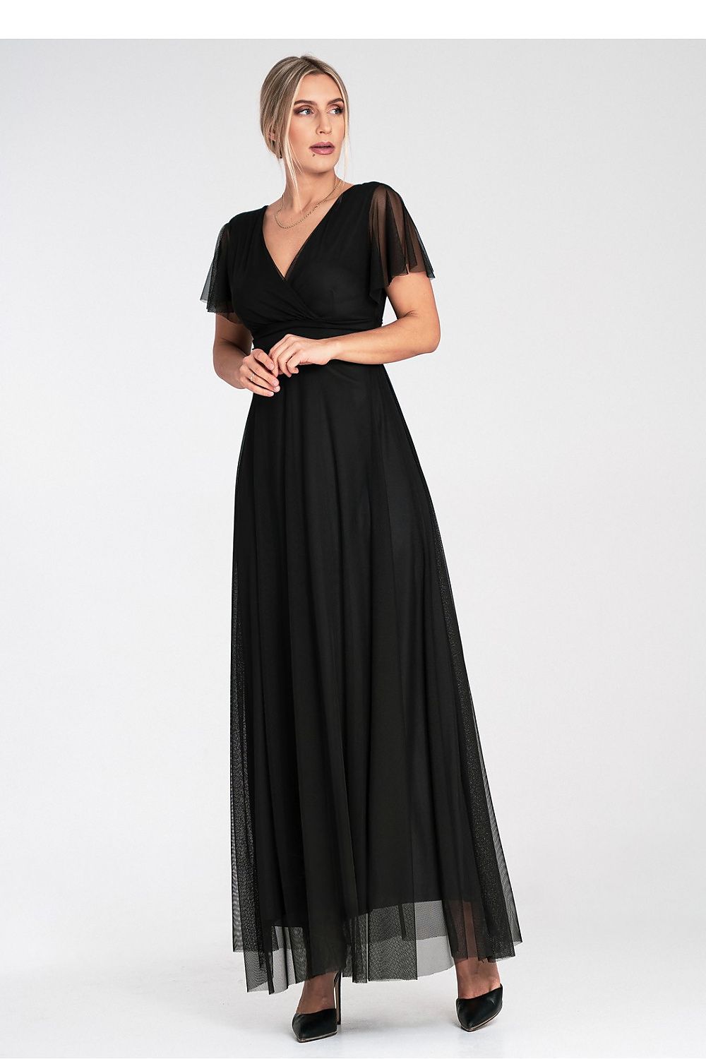  Vestido comprido modelo 214886 Figl