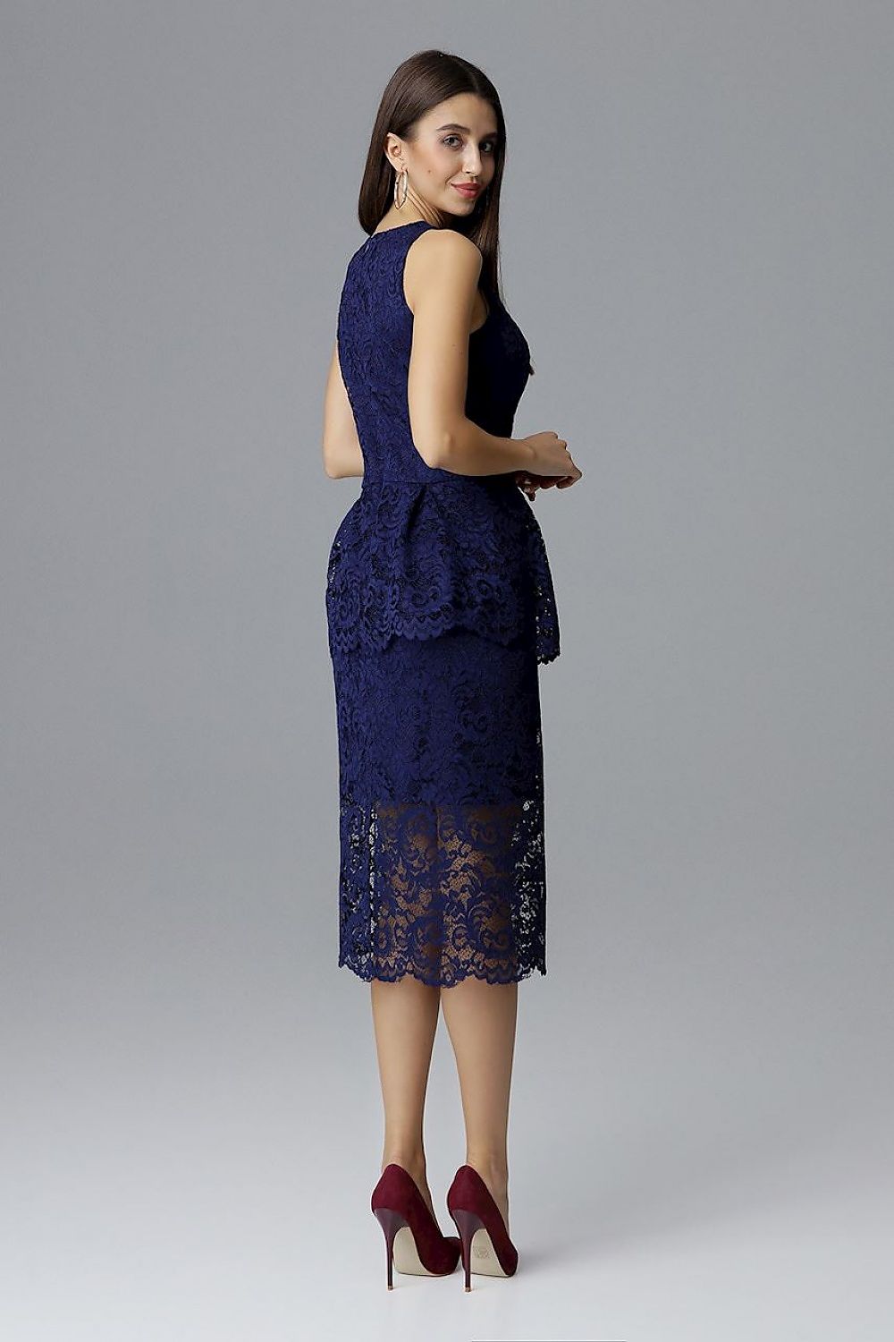  Vestido de noite modelo 126199 Figl