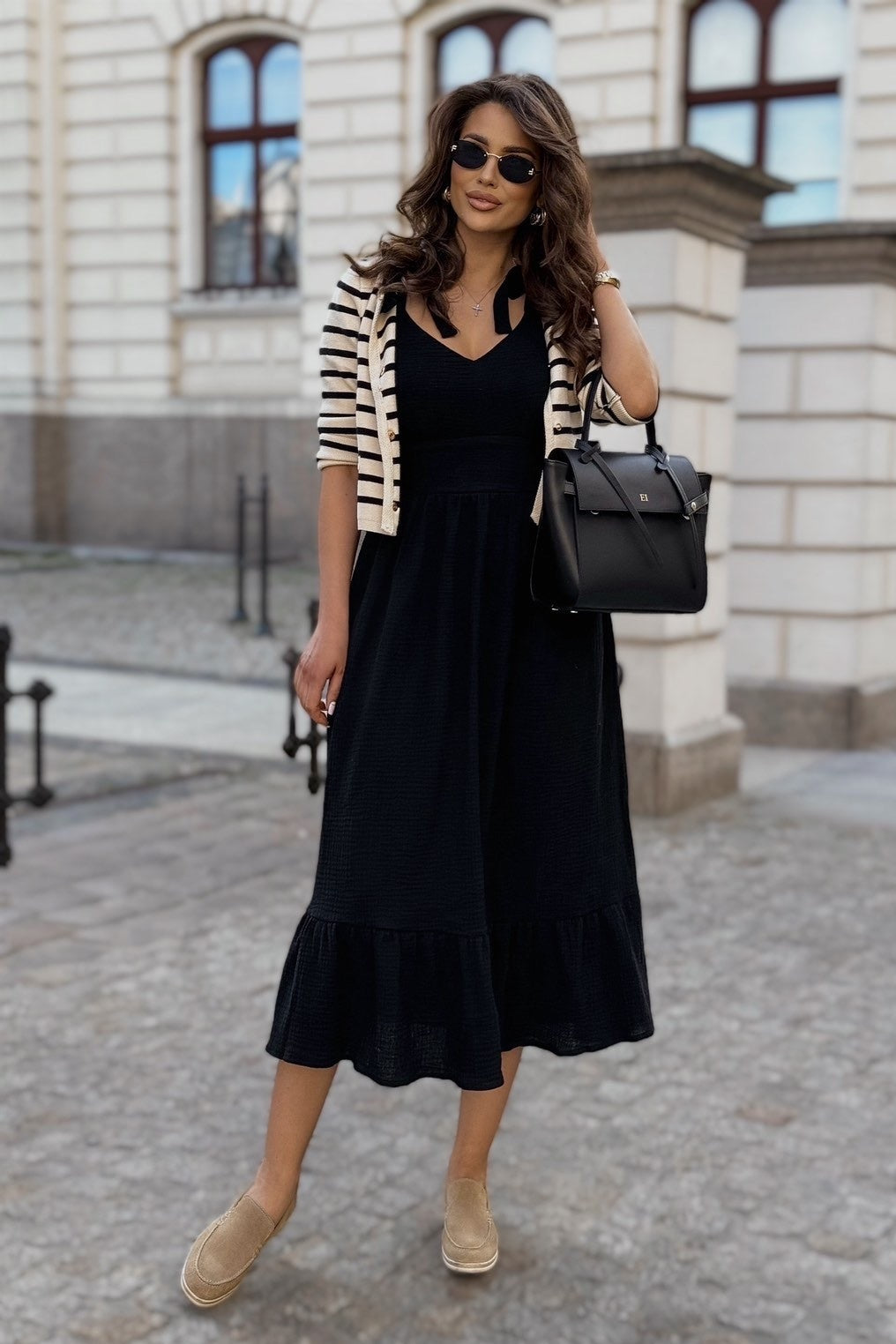 Vestido Longo de Musselina